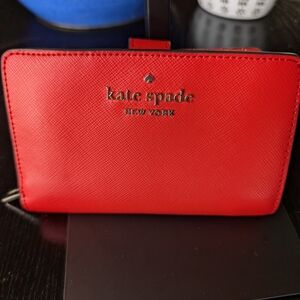 Kate Spade Vibrant Red Wallet.Used Once